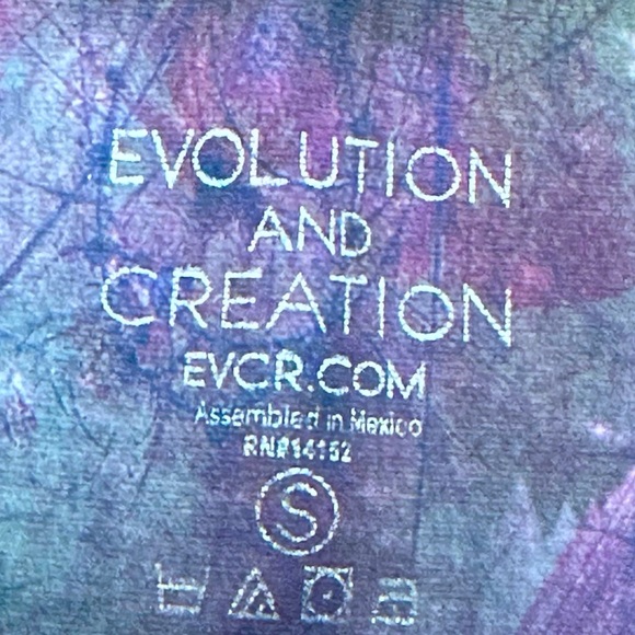 Evolution and Creation Galaxy Workout Pants Size:S - Picture 4 of 4